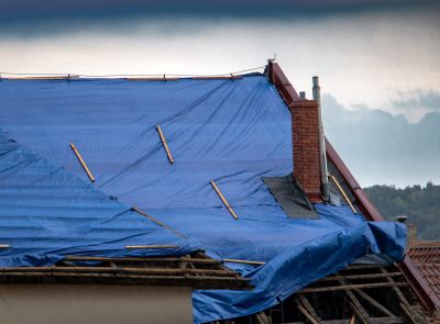 Prevent Interior Damage with Roof Tarping!