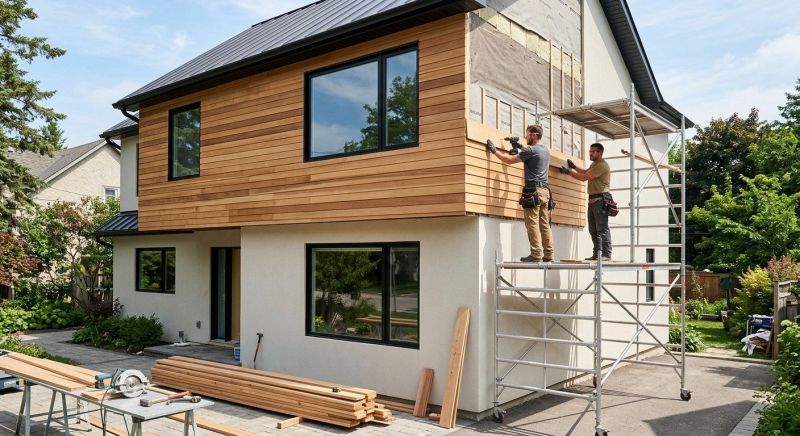 Facade Cladding Installation in Norwalk, CT